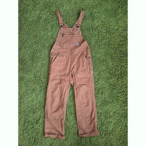 Carhartt Women's Rugged Flex Loose Fit Canvas Overalls